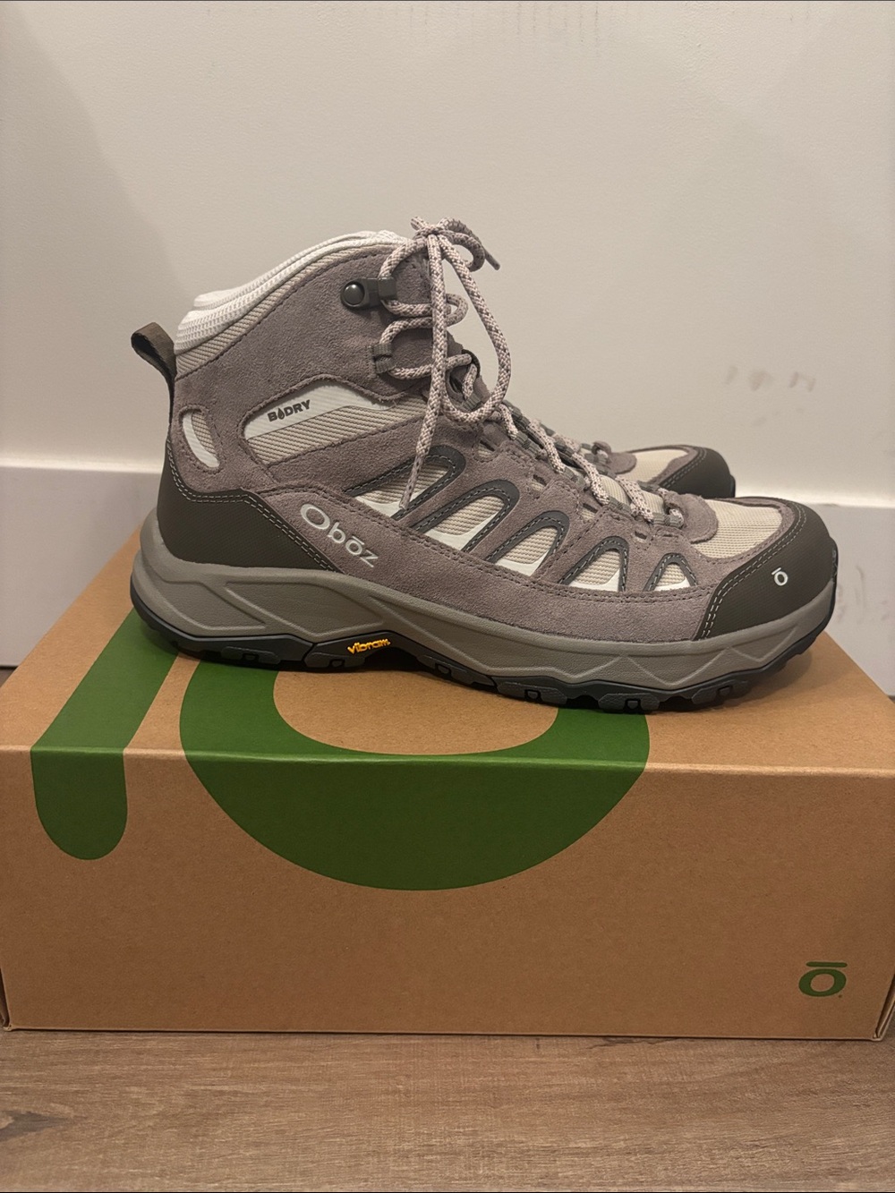 Oboz Women's sawtooth ascent mid b dry waterproof Rockfall size 10 new with box